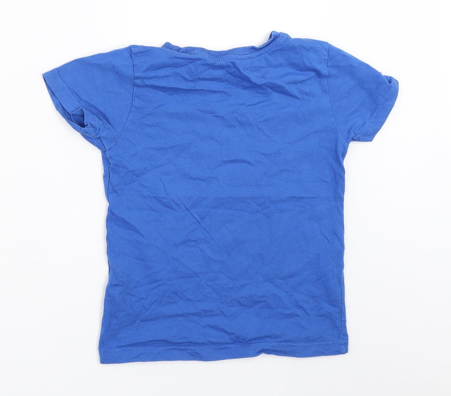 Primark Boys Blue   Basic T-Shirt Size 5-6 Years