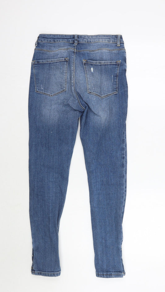 Very Womens Blue   Skinny Jeans Size 8 L27 in