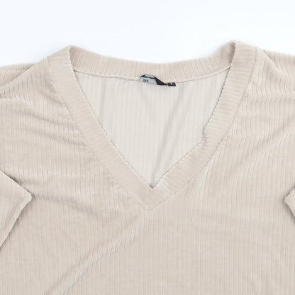 Womens UK Size 12 ASOS Beige Pullover Jumper