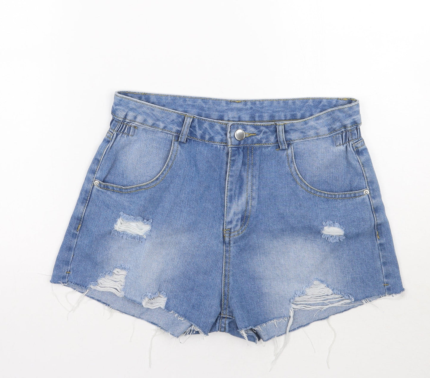 Womens UK Size M Preworn Regular Fit Hot Pants Shorts