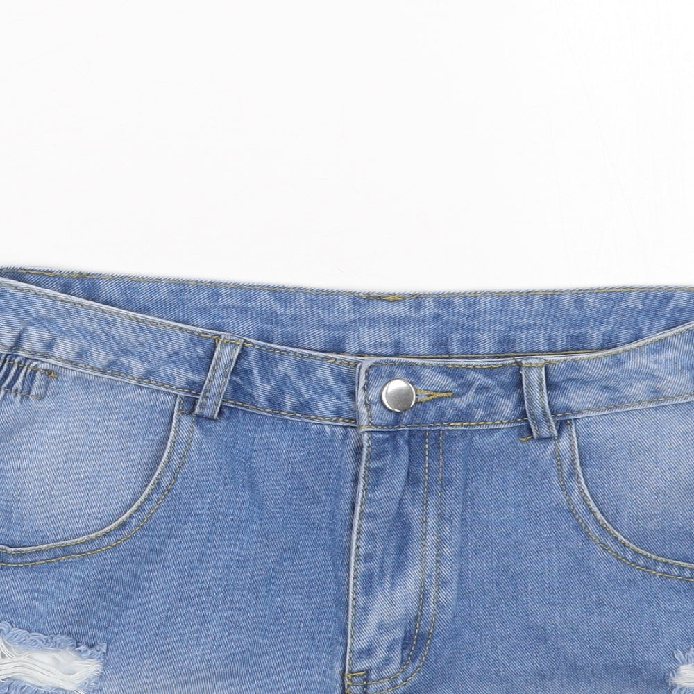 Womens UK Size M Preworn Regular Fit Hot Pants Shorts