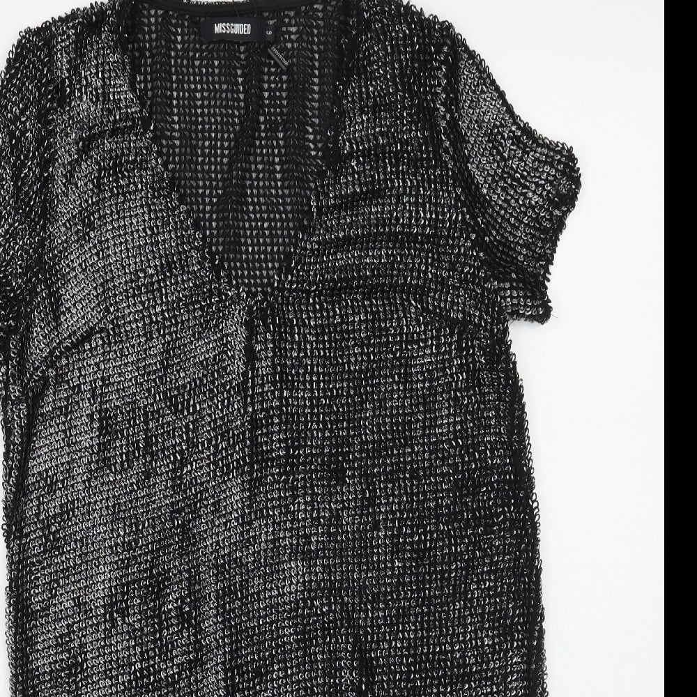 Missguided Womens Black   A-Line  Size 6