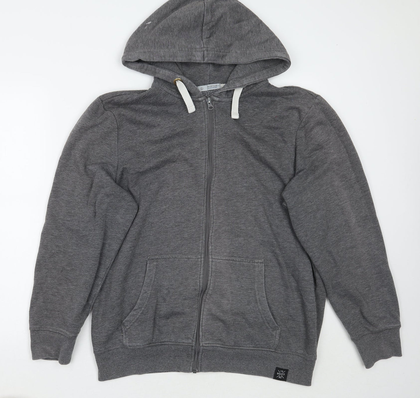 Avenue Mens Grey  Rayon Jacket Coat Size L