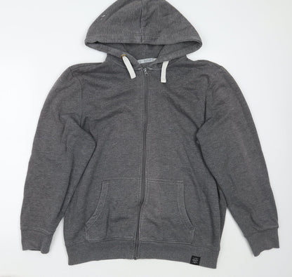 Avenue Mens Grey  Rayon Jacket Coat Size L