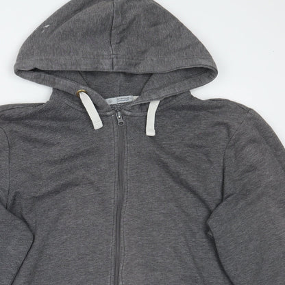 Avenue Mens Grey  Rayon Jacket Coat Size L