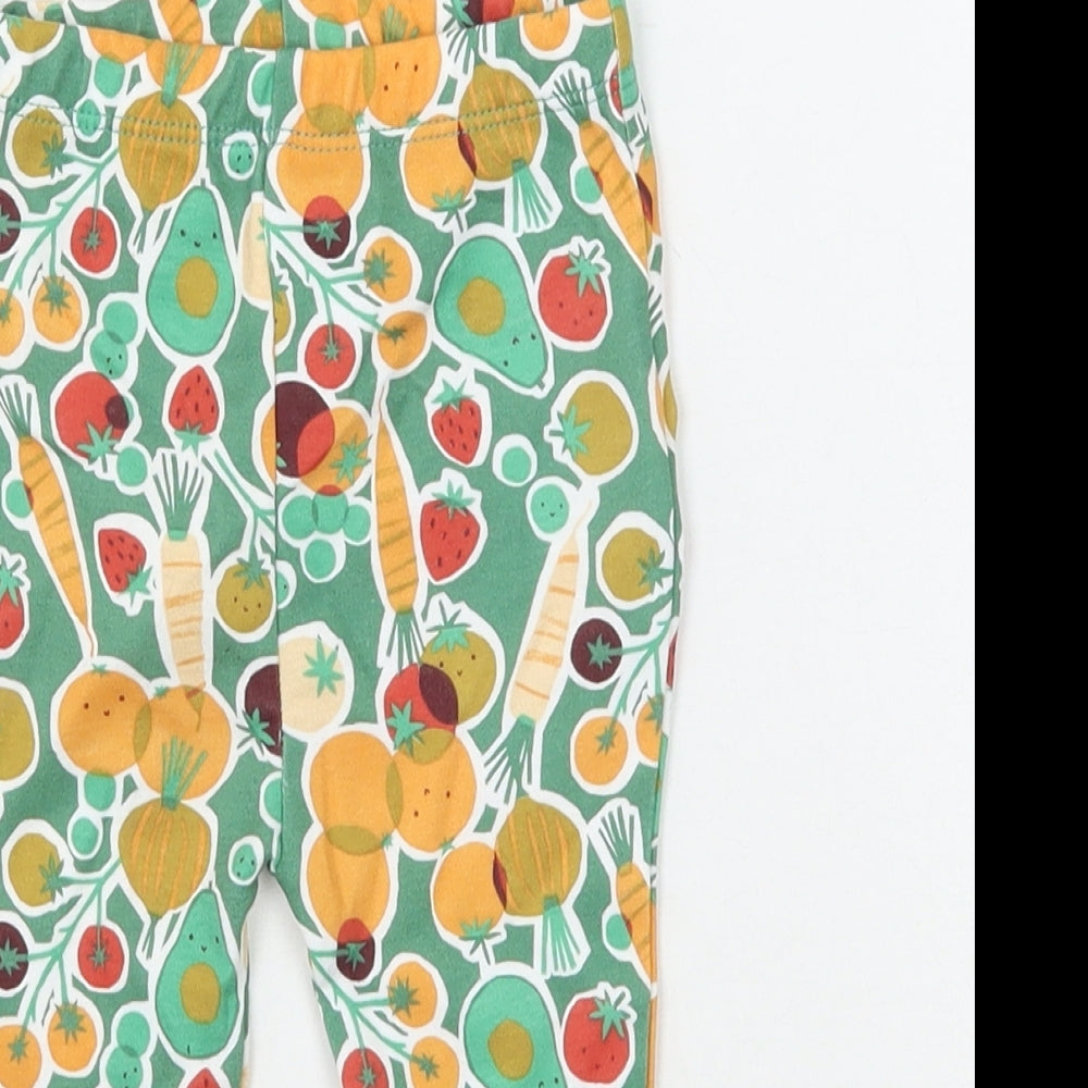 Nutmeg Boys Green Geometric  Sweatpants Trousers Size 3-6 Months
