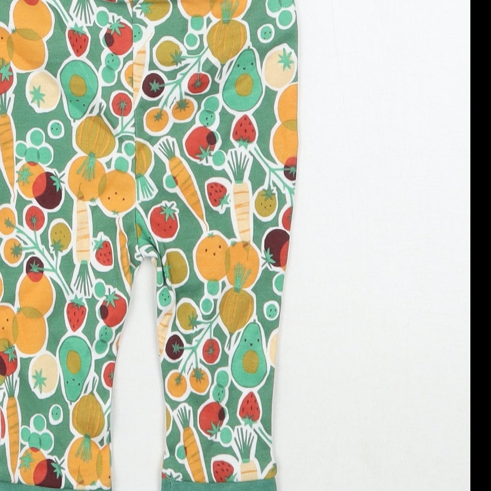Nutmeg Boys Green Geometric  Sweatpants Trousers Size 3-6 Months