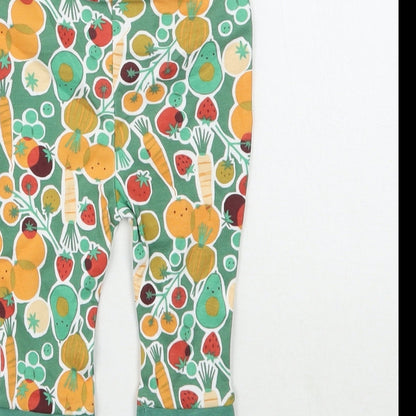 Nutmeg Boys Green Geometric  Sweatpants Trousers Size 3-6 Months