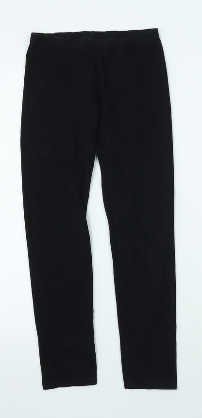 Nutmeg Girls Black   Jegging Trousers Size 12 Years