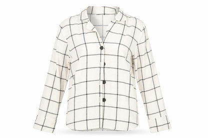 Womens UK Size 6 New Look White Basic Button-Up