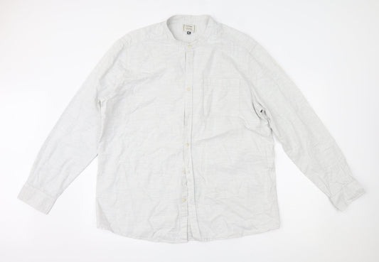 George Mens Grey    Button-Up Size XL