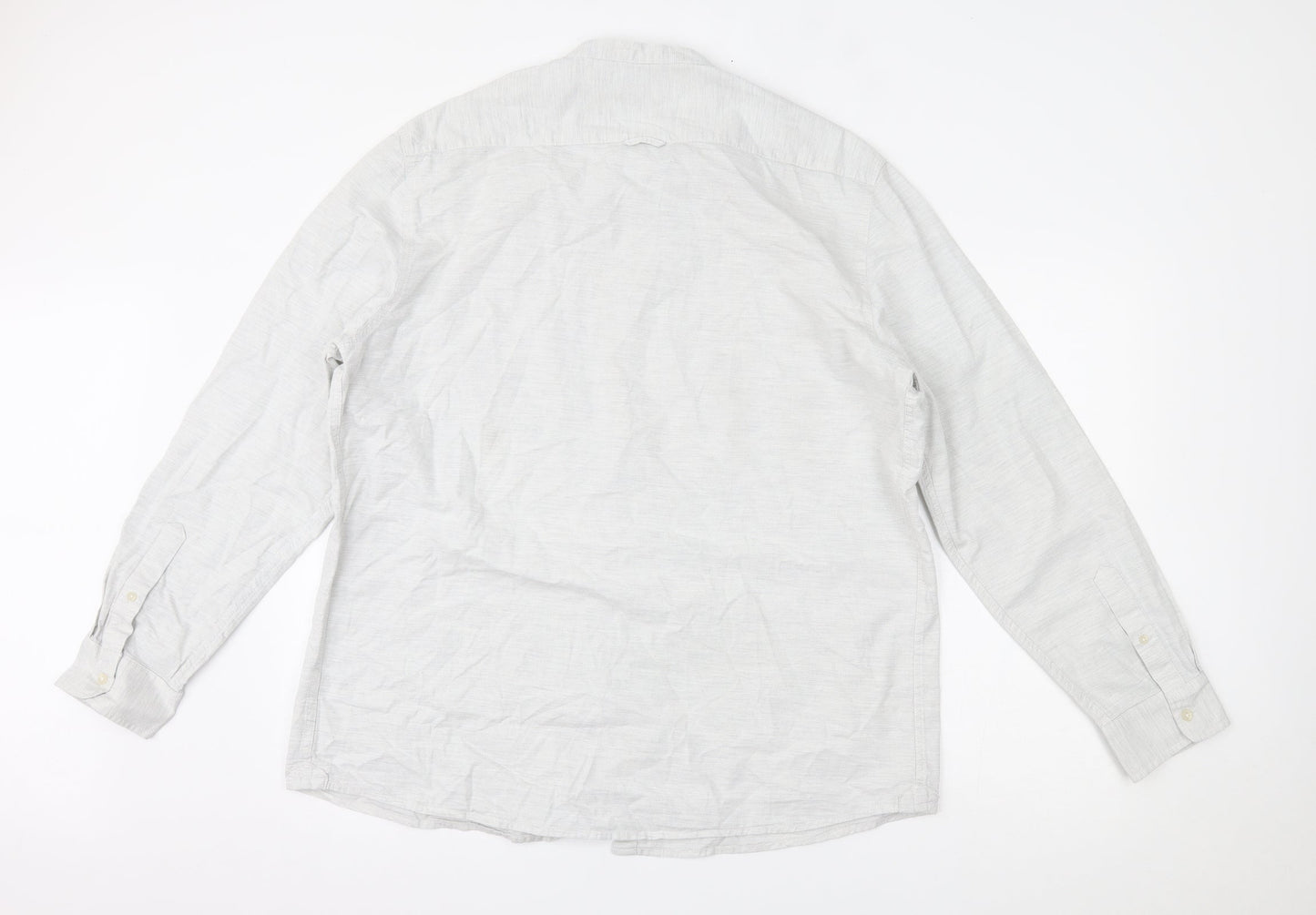 George Mens Grey    Button-Up Size XL