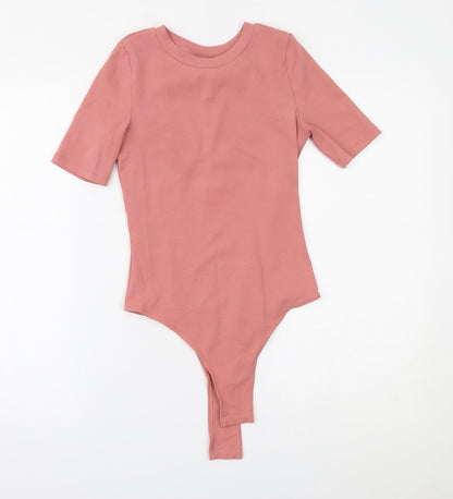 SheIn Womens Pink   Bodysuit One-Piece Size XS