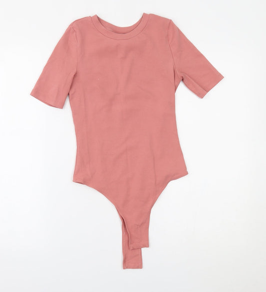 SheIn Womens Pink   Bodysuit One-Piece Size XS