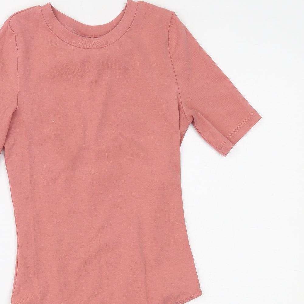 SheIn Womens Pink   Bodysuit One-Piece Size XS