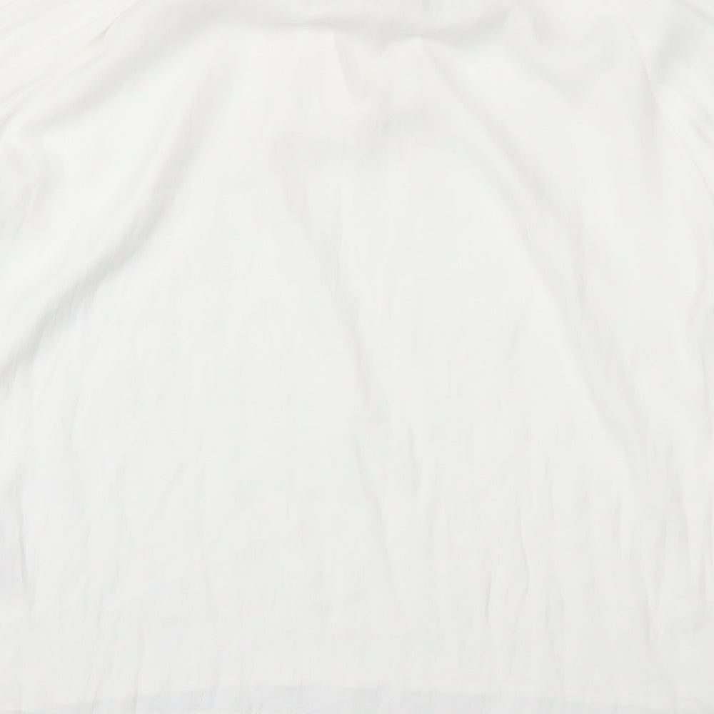 Womens UK Size 6 VILA White Basic Blouse