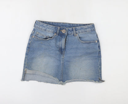 NEXT Girls Blue   Mini Skirt Size 12 Years