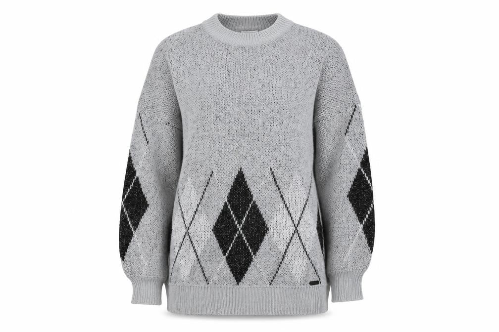 Womens UK Size S Noisy may Grey Pullover Jumper