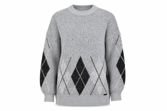 Womens UK Size S Noisy may Grey Pullover Jumper