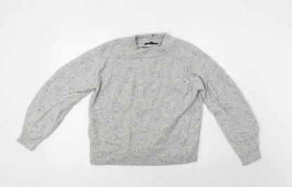 Womens UK Size M M&S Grey Pullover Jumper