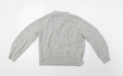 Womens UK Size M M&S Grey Pullover Jumper