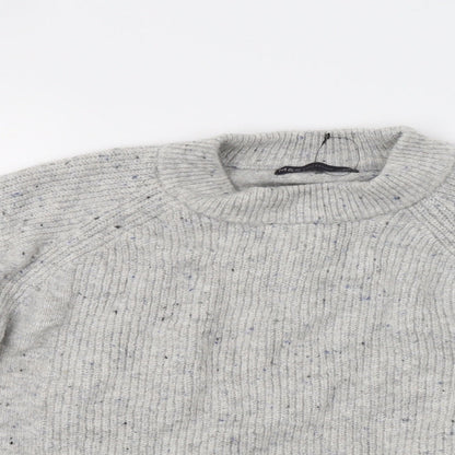 Womens UK Size M M&S Grey Pullover Jumper