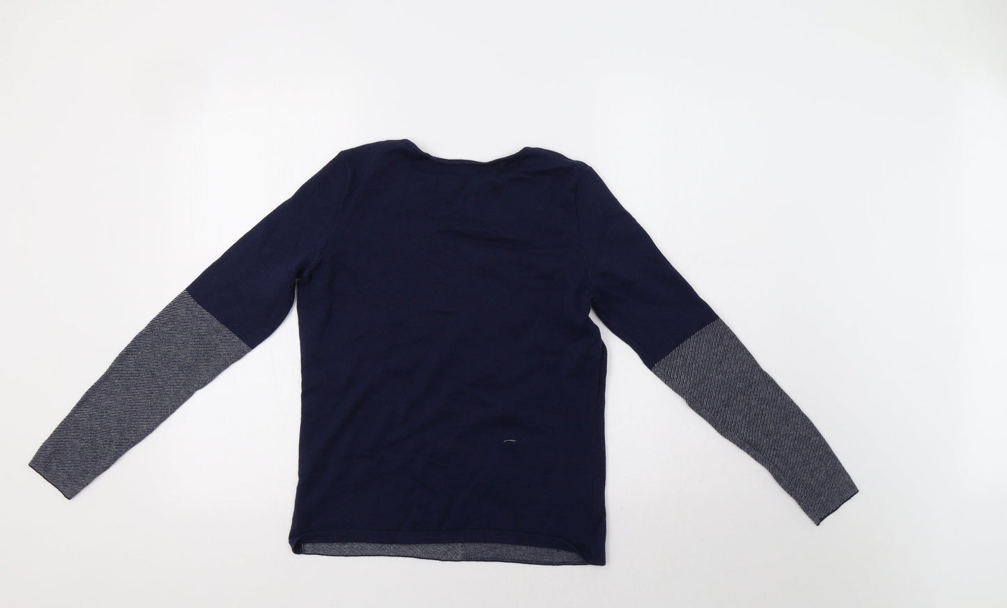 Womens UK Size S Preworn Blue Pullover Jumper