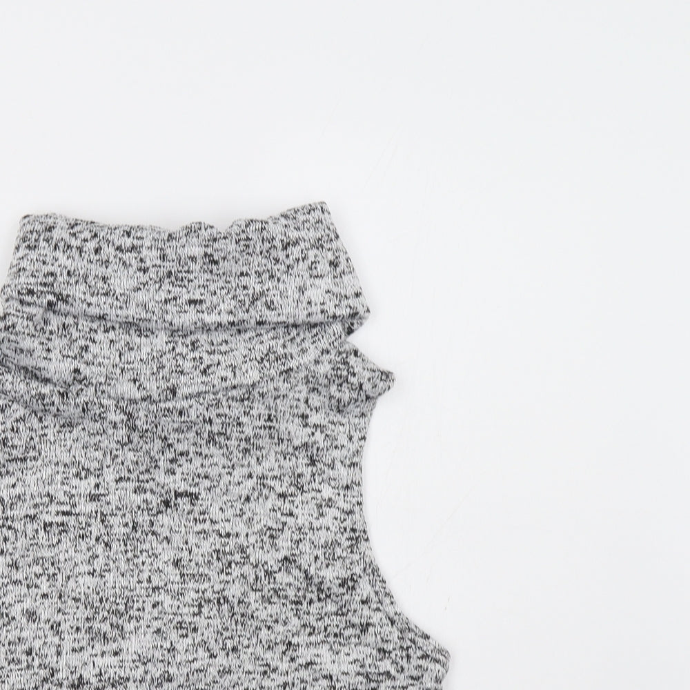 Womens UK Size S New Look Grey Pullover Jumper