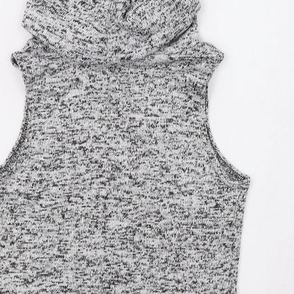 Womens UK Size S New Look Grey Pullover Jumper