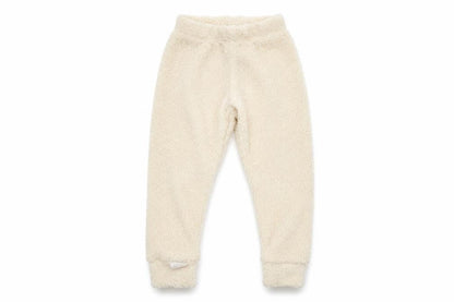 Front view of Duke & Doll girls’ white sweatpants, size 3-4, years