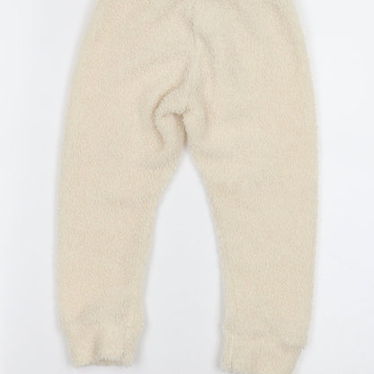 Duke & Doll Girls White   Sweatpants Trousers Size 3-4 Years