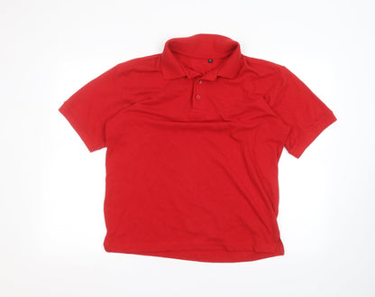 Preworn Mens Red    Polo Size XL