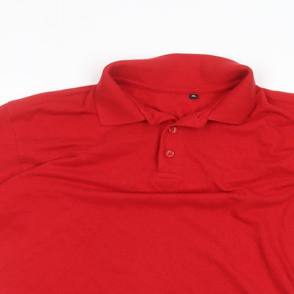 Preworn Mens Red    Polo Size XL
