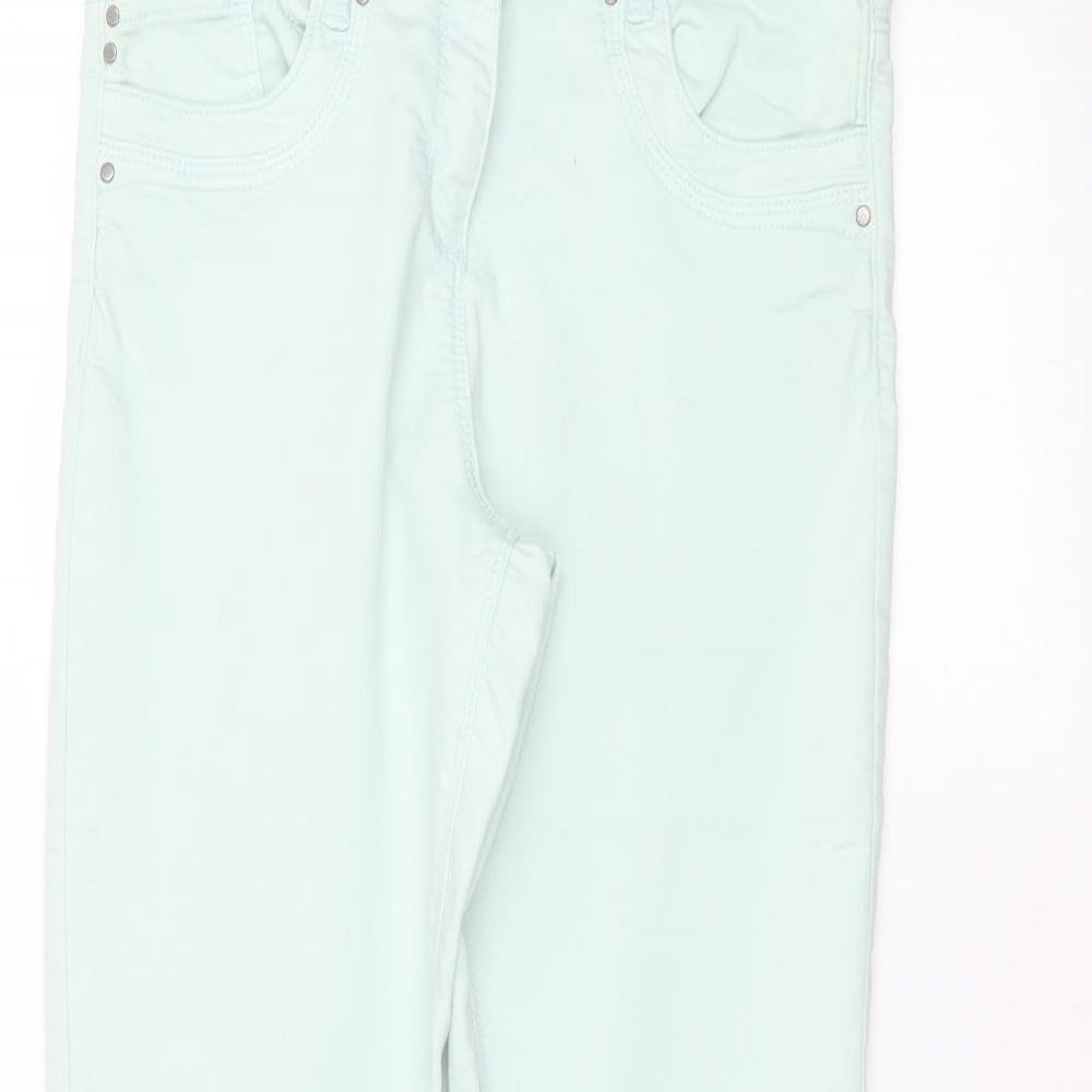 Womens UK Size 12 Papaya Regular Fit Skinny Green Jeans