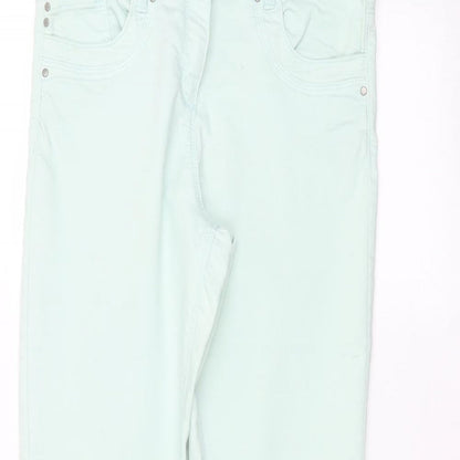Womens UK Size 12 Papaya Regular Fit Skinny Green Jeans
