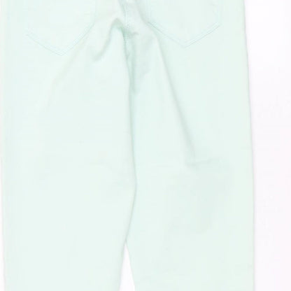 Womens UK Size 12 Papaya Regular Fit Skinny Green Jeans
