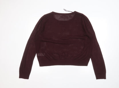 Womens UK Size 18 New Look Red Pullover Jumper