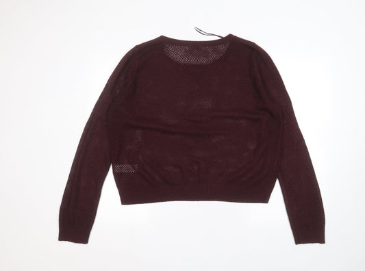 Womens UK Size 18 New Look Red Pullover Jumper