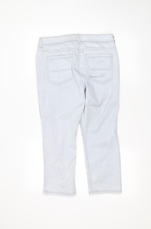 EDC Womens Blue   Straight Jeans Size 36 in L21 in