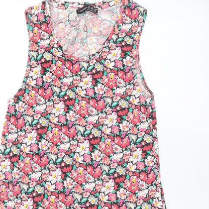 Atmosphere Womens Pink Floral  Basic Blouse Size 12