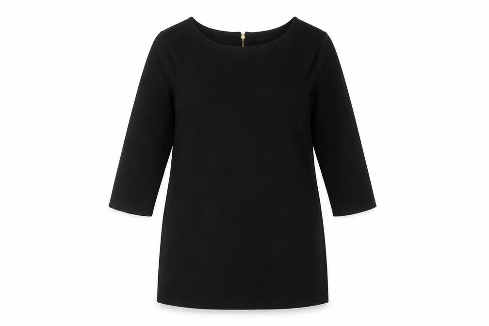 Front view of H&M women’s black jumper, size S
