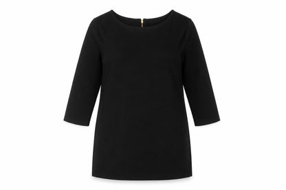 Front view of H&M women’s black jumper, size S