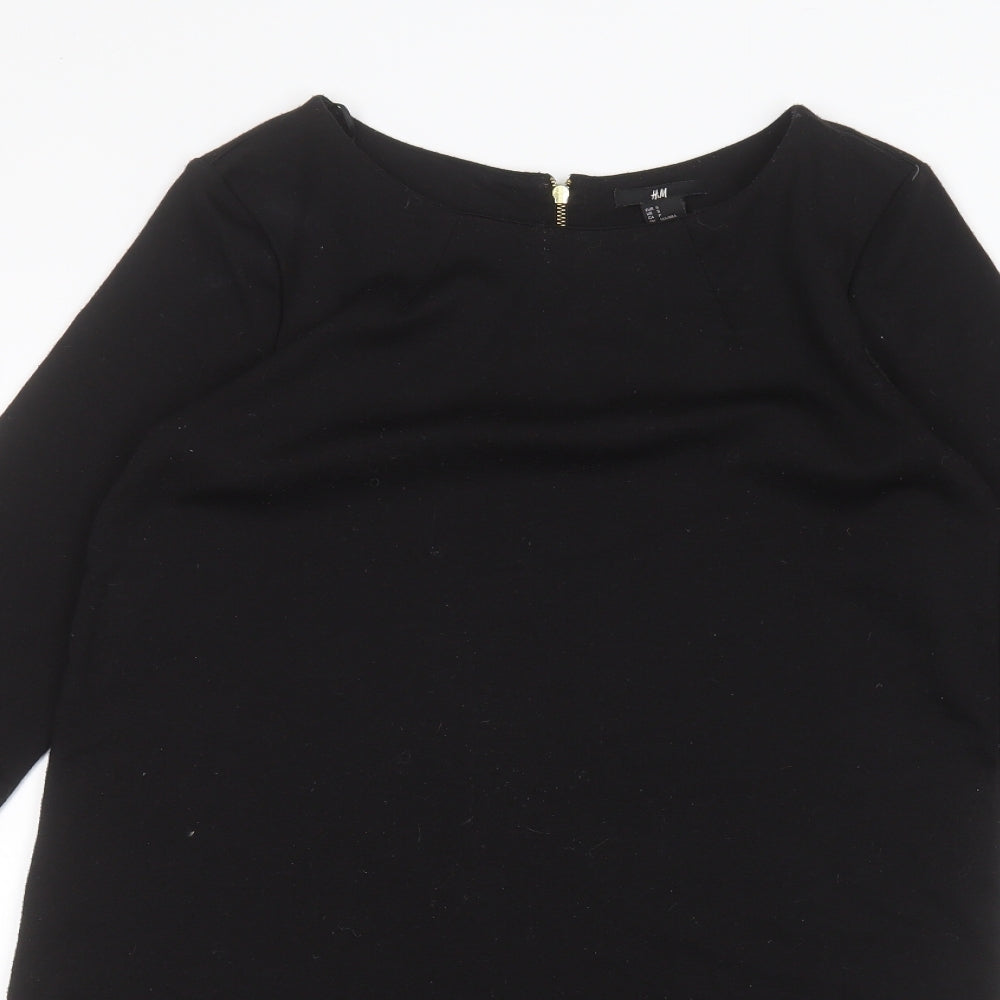 Womens UK Size S H&M Black Pullover Jumper