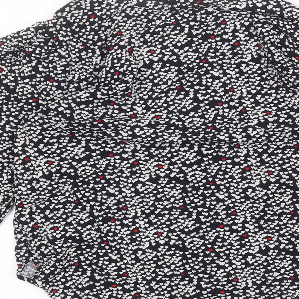 Womens UK Size 10 NEXT Black Basic T-Shirt