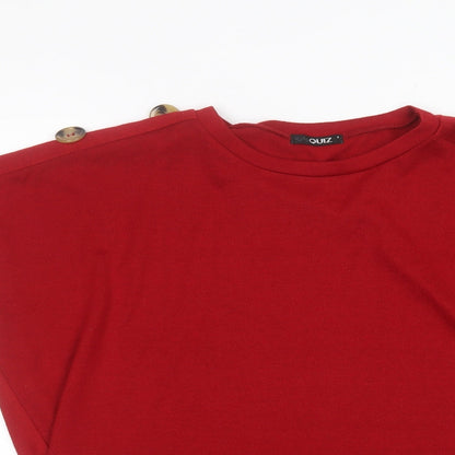 Quiz Womens Red   Basic T-Shirt Size S