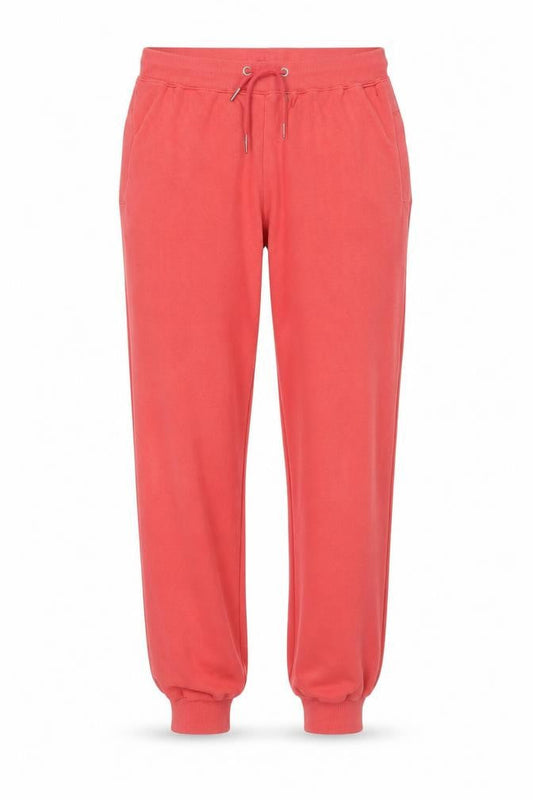Womens UK Size 10 Cotton Traders Regular Fit Sweatpants Orange Trousers