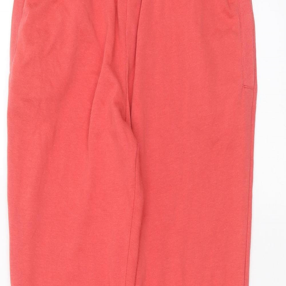Cotton Traders Womens Orange   Sweatpants Trousers Size 10 L26 in
