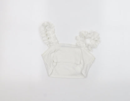 Boohoo Womens White   Basic T-Shirt Size 12