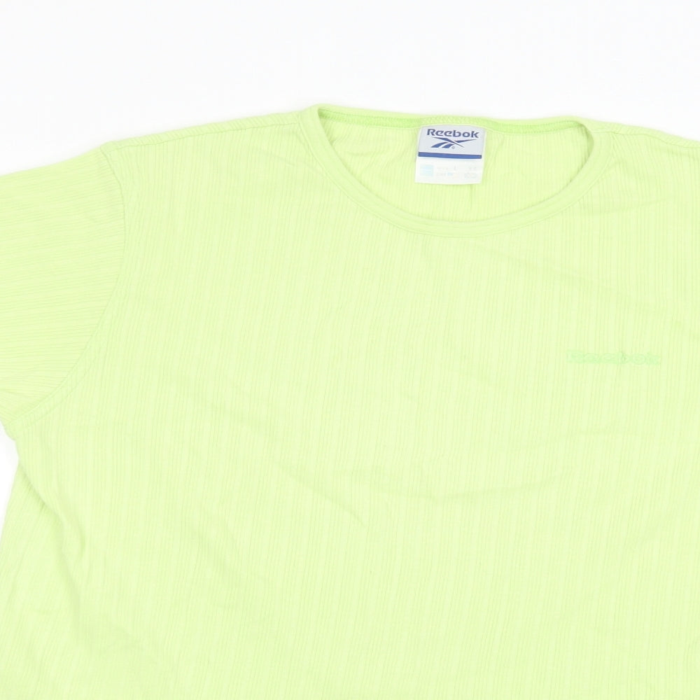 Reebok Mens Green    T-Shirt Size L