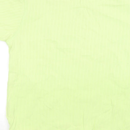 Reebok Mens Green    T-Shirt Size L